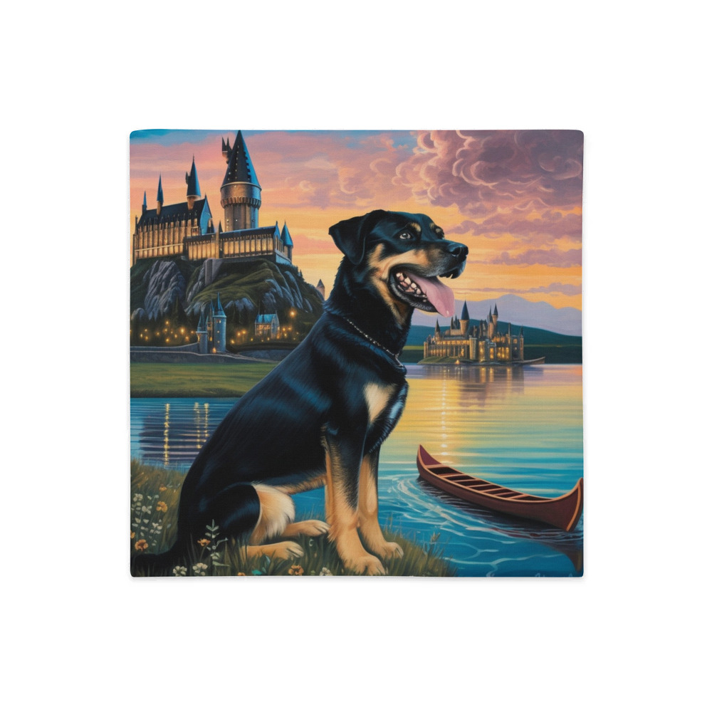 PugMug Custom Blue Premium Pillow Case