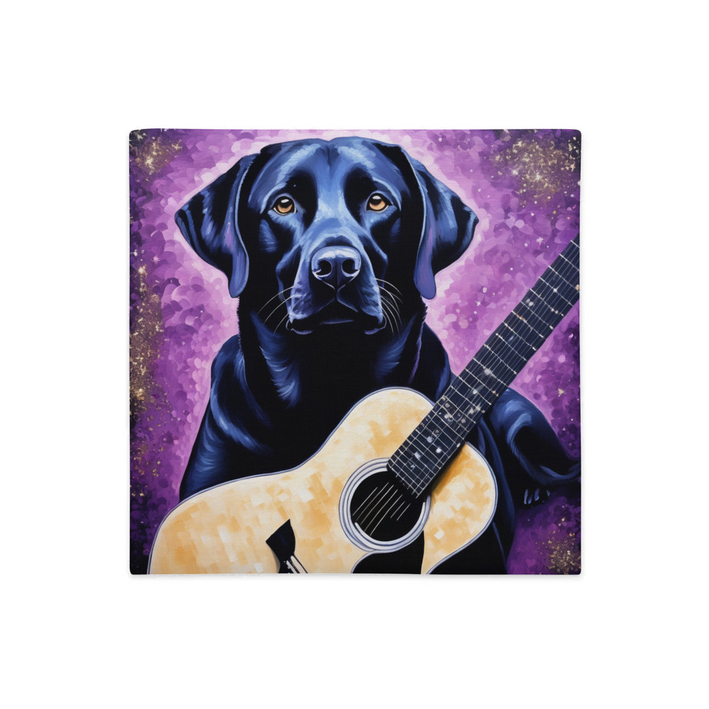 PugMug Custom Black Labrador Retriever Premium Pillow Case