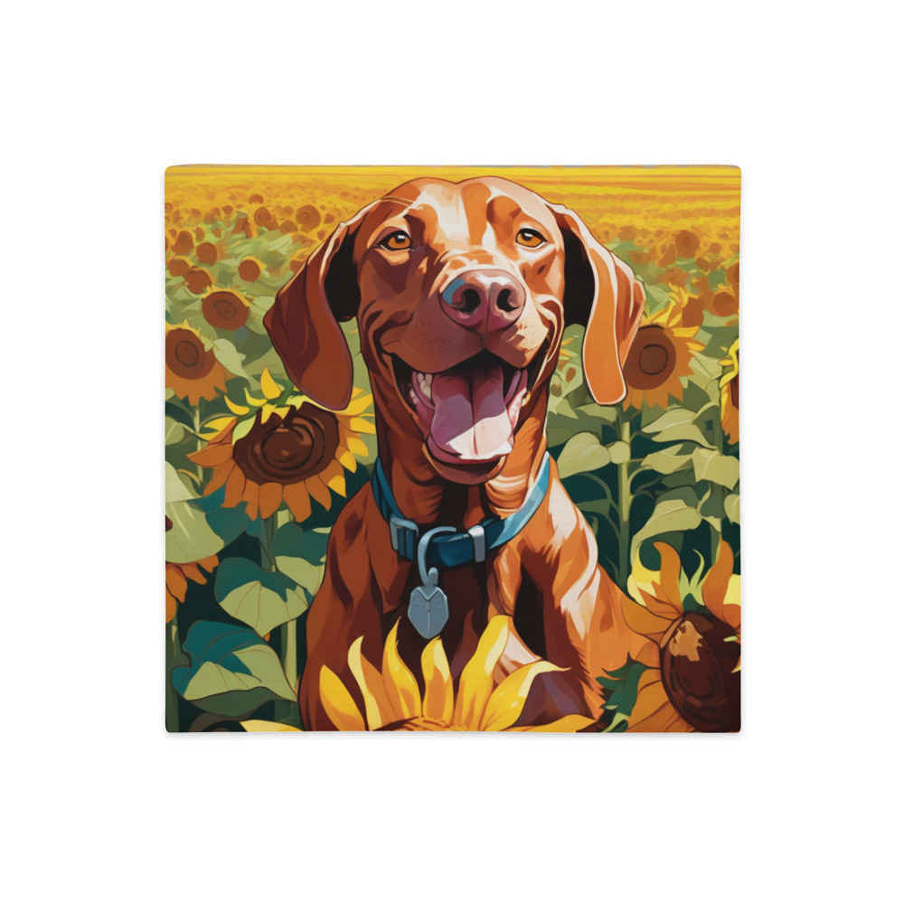 PugMug Custom Vizsla Premium Pillow Case