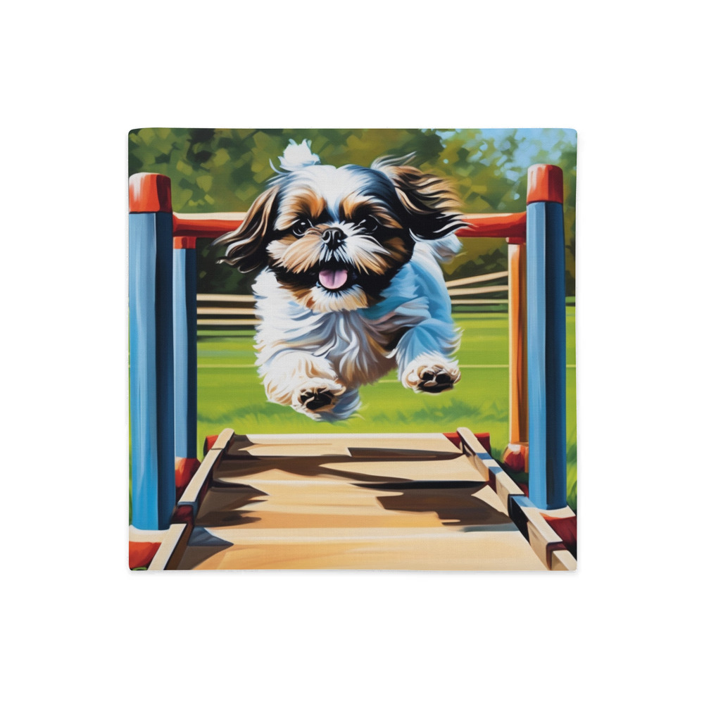 PugMug Custom Shih Tzu Premium Pillow Case