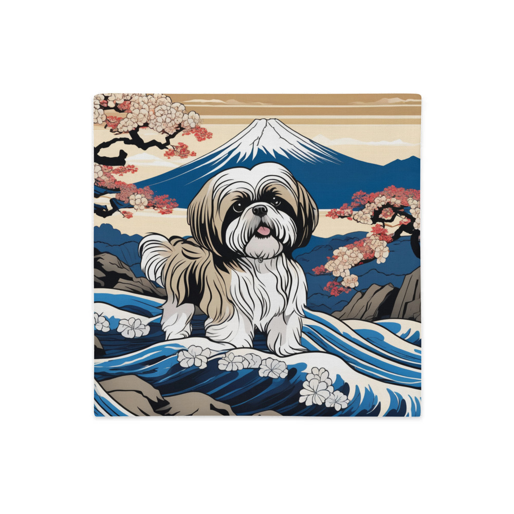 PugMug Custom Shih Tzu Premium Pillow Case