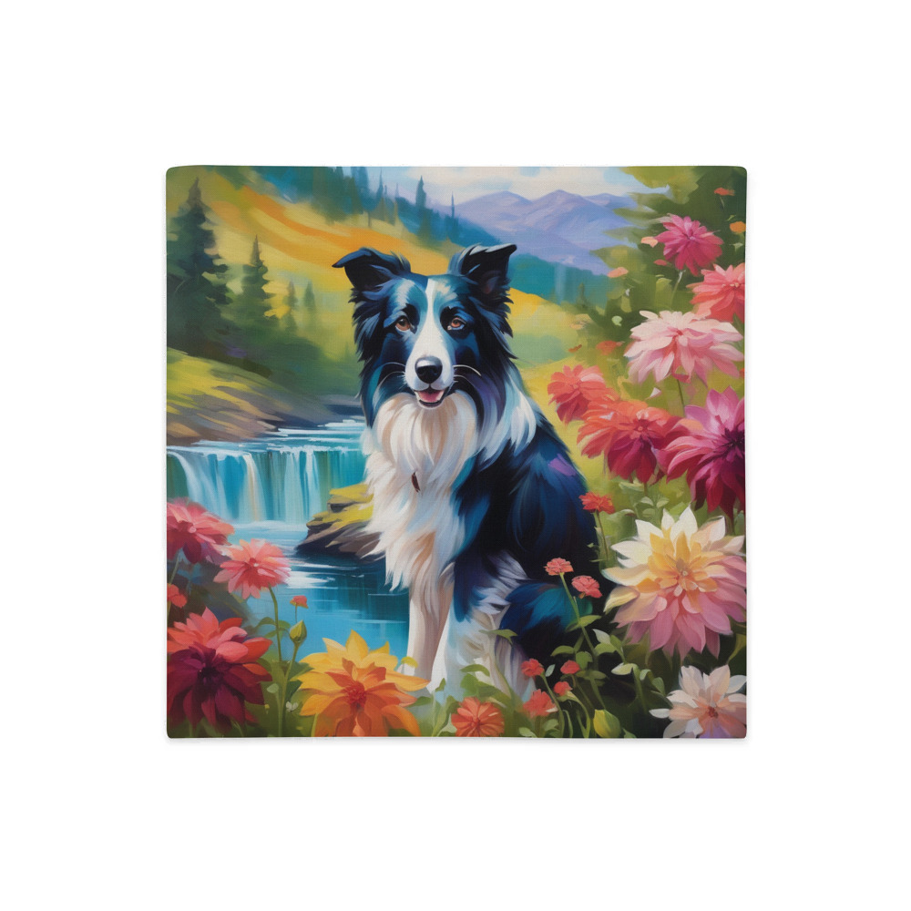 PugMug Custom Border Collie Premium Pillow Case