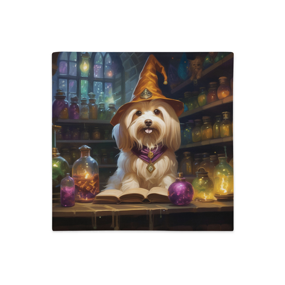 PugMug Custom Tan Havanese Dog Premium Pillow Case