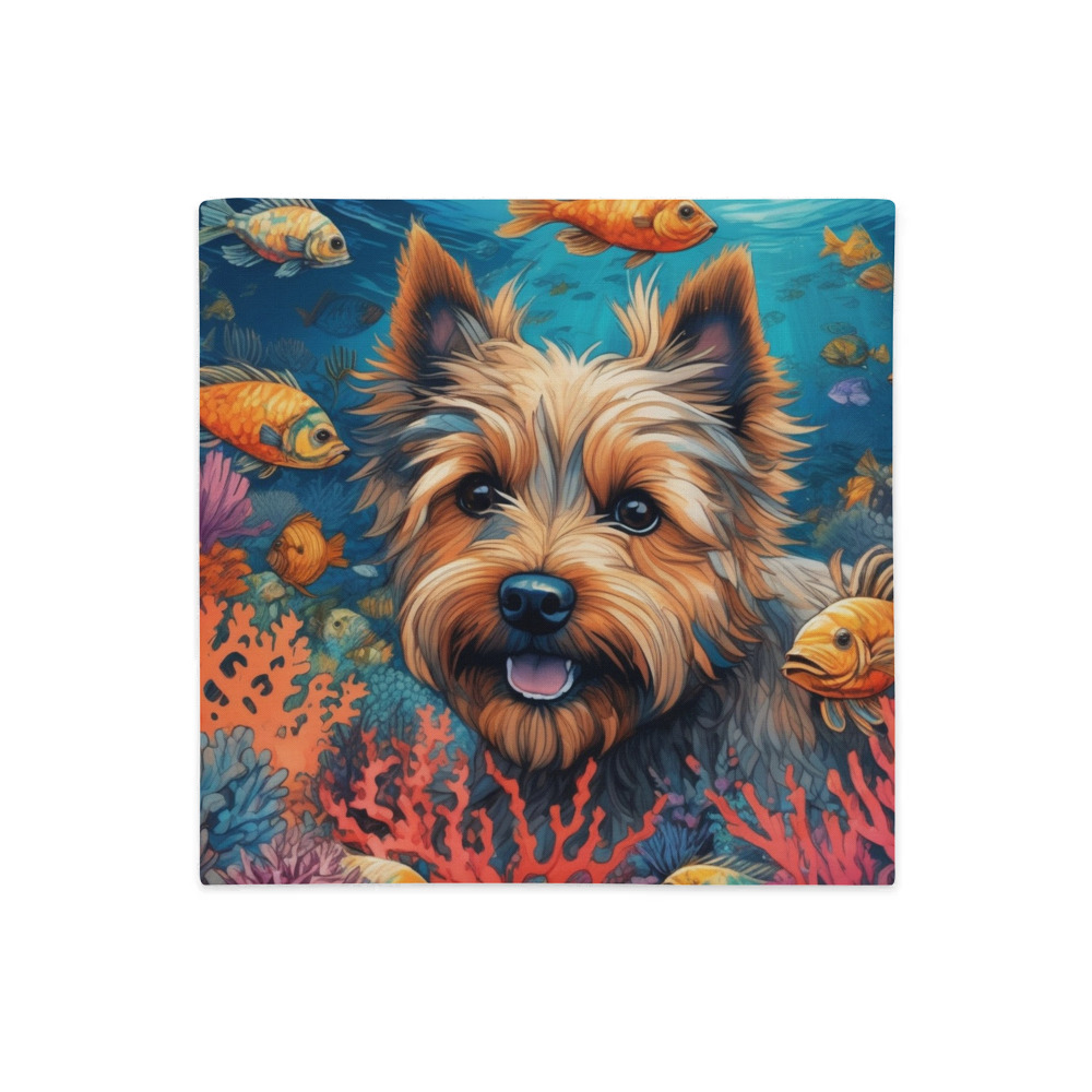 PugMug Custom Cairn Terrier Premium Pillow Case