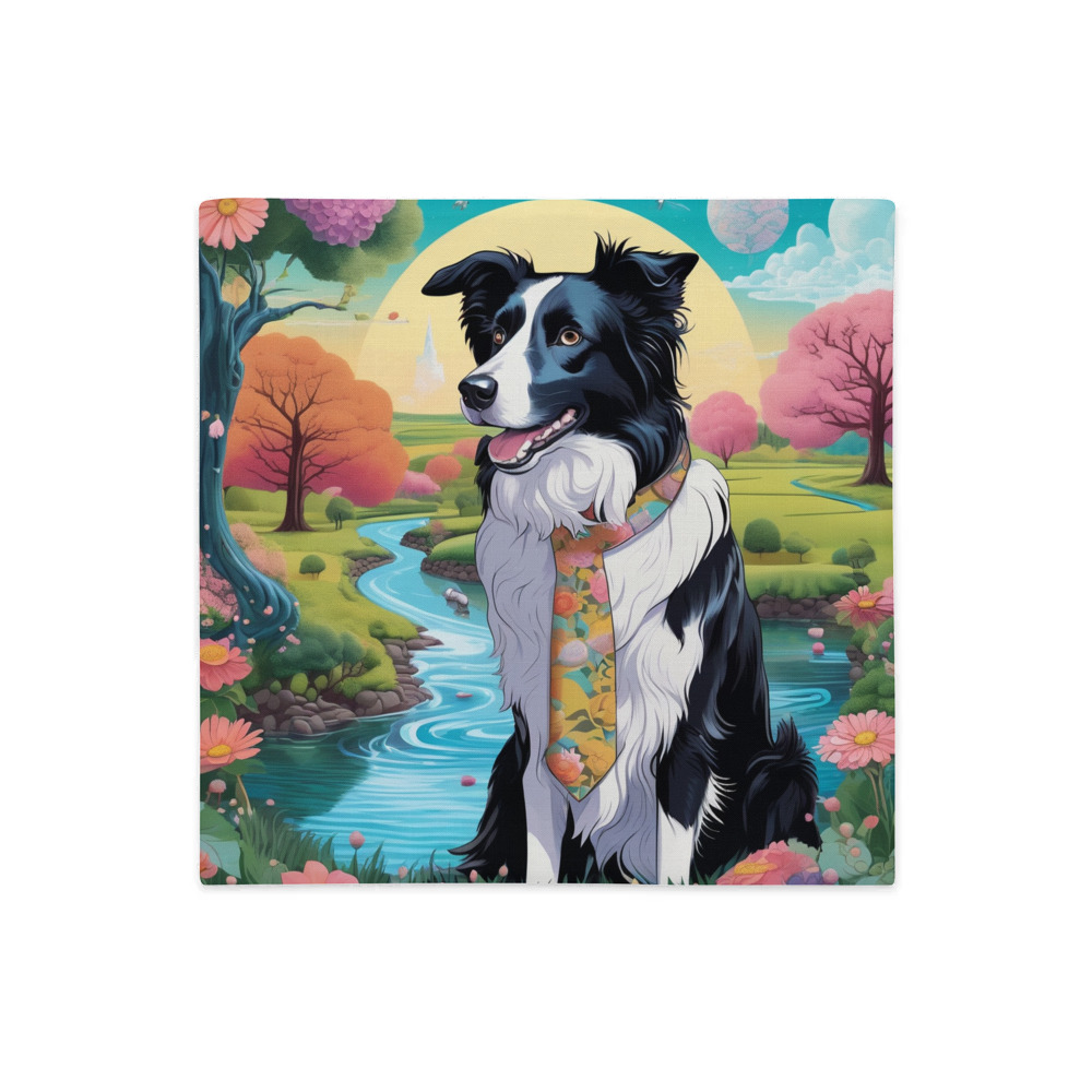 PugMug Custom Border Collie Premium Pillow Case