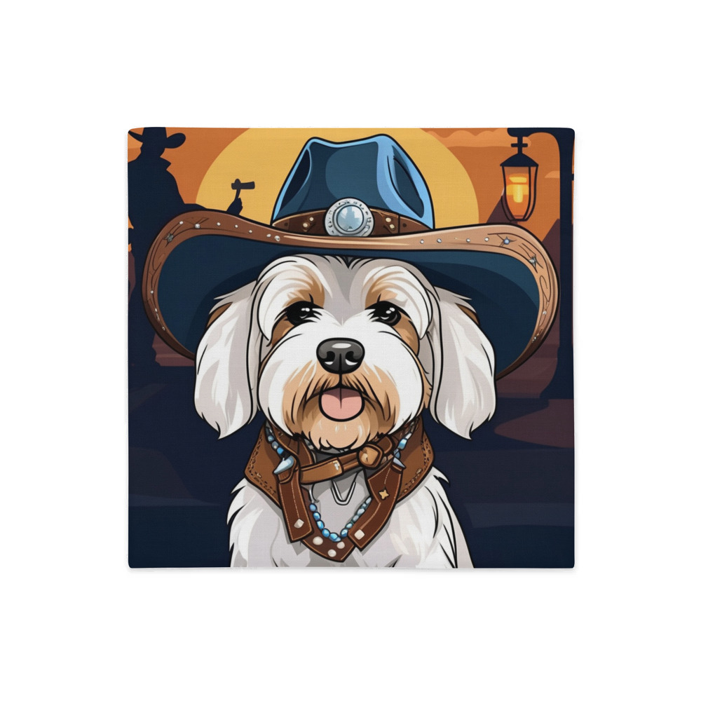 PugMug Custom White Havanese Dog Premium Pillow Case