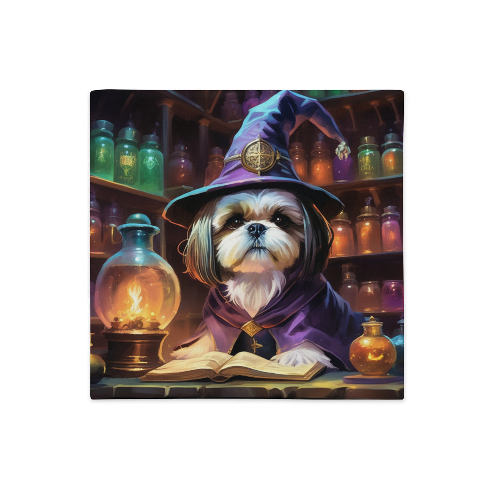 PugMug Custom Shih Tzu Premium Pillow Case