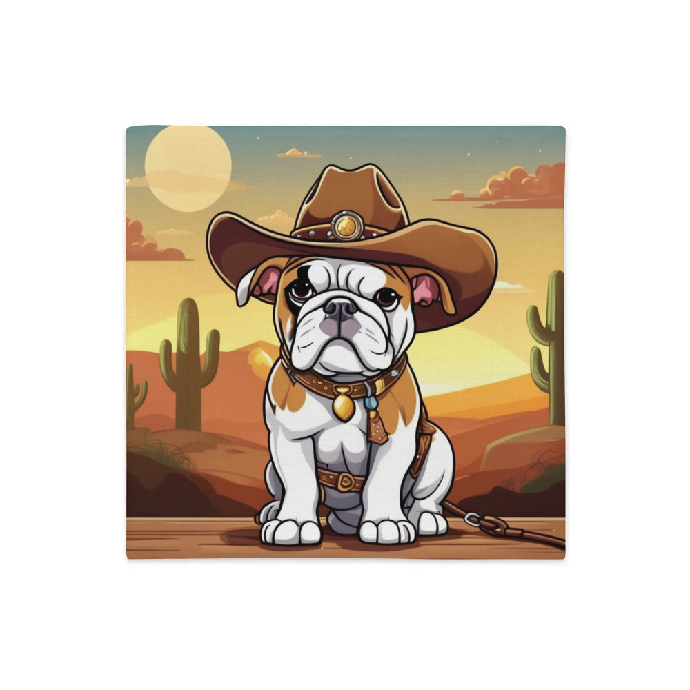 PugMug Custom Bulldog Premium Pillow Case