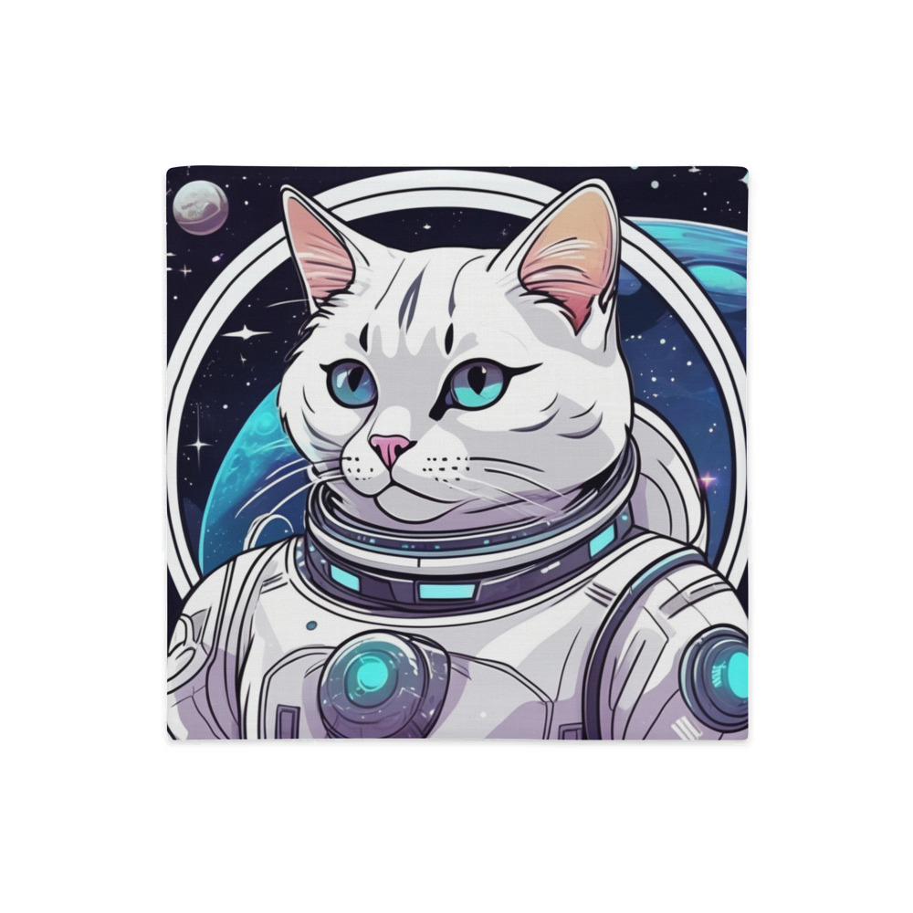 PugMug Custom White Exotic Cat Premium Pillow Case