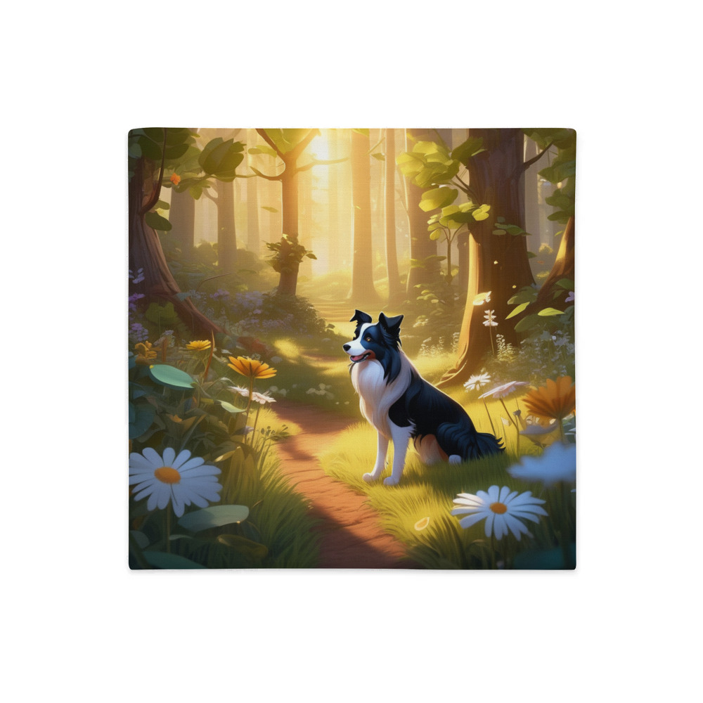 PugMug Custom Border Collie Premium Pillow Case