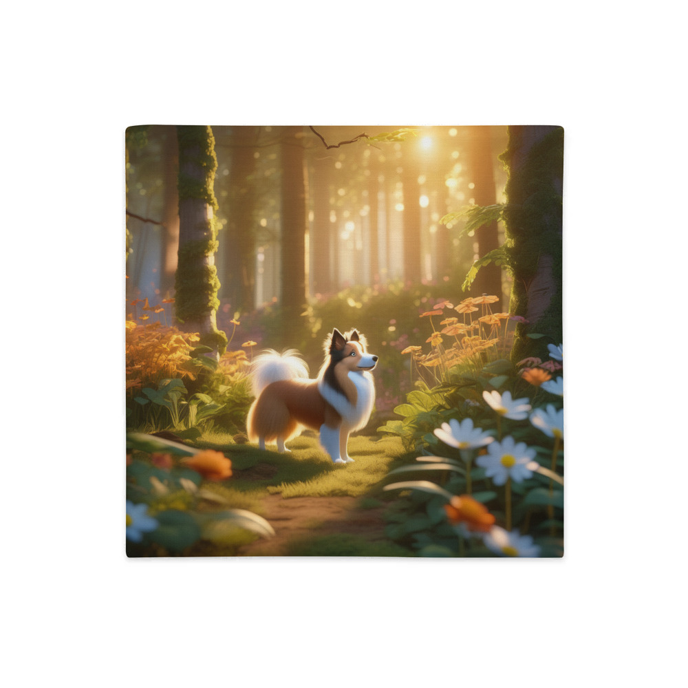 PugMug Custom Shetland Sheepdog Premium Pillow Case