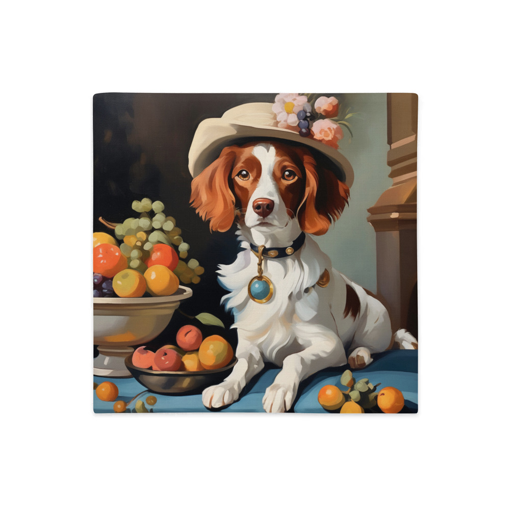 PugMug Custom Brittany Dog Premium Pillow Case