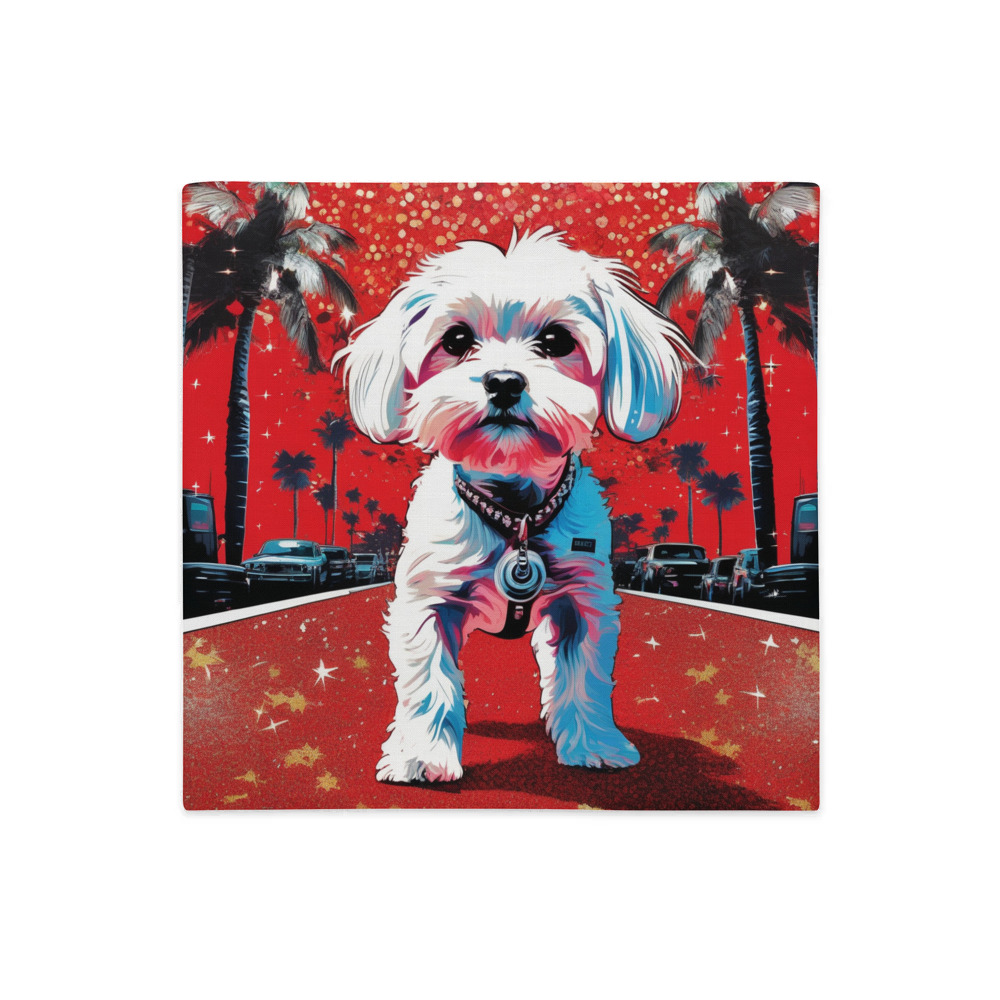 PugMug Custom Maltese Dog Premium Pillow Case