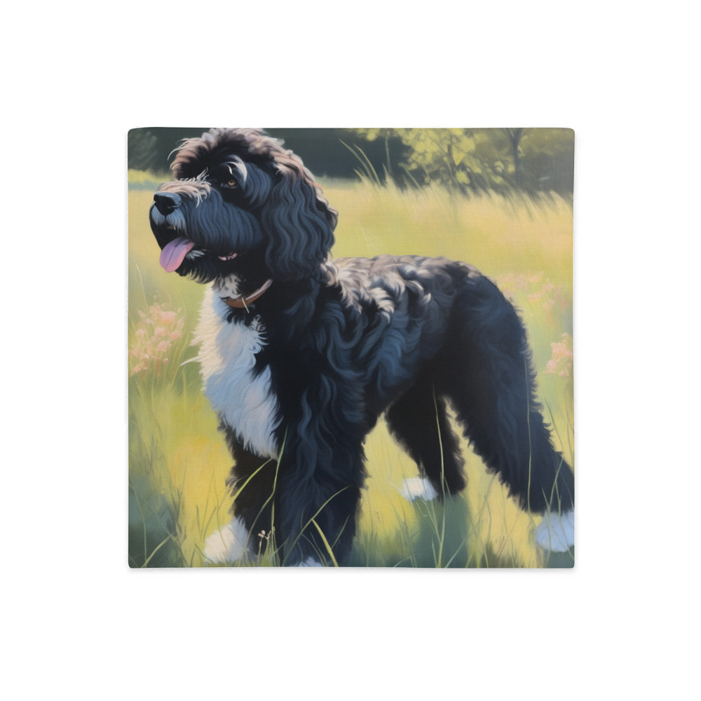 PugMug Custom Portuguese Water Dog Premium Pillow Case