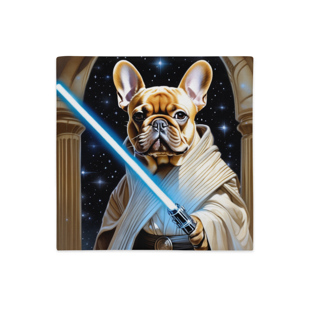 PugMug Custom Tan French Bulldog Premium Pillow Case