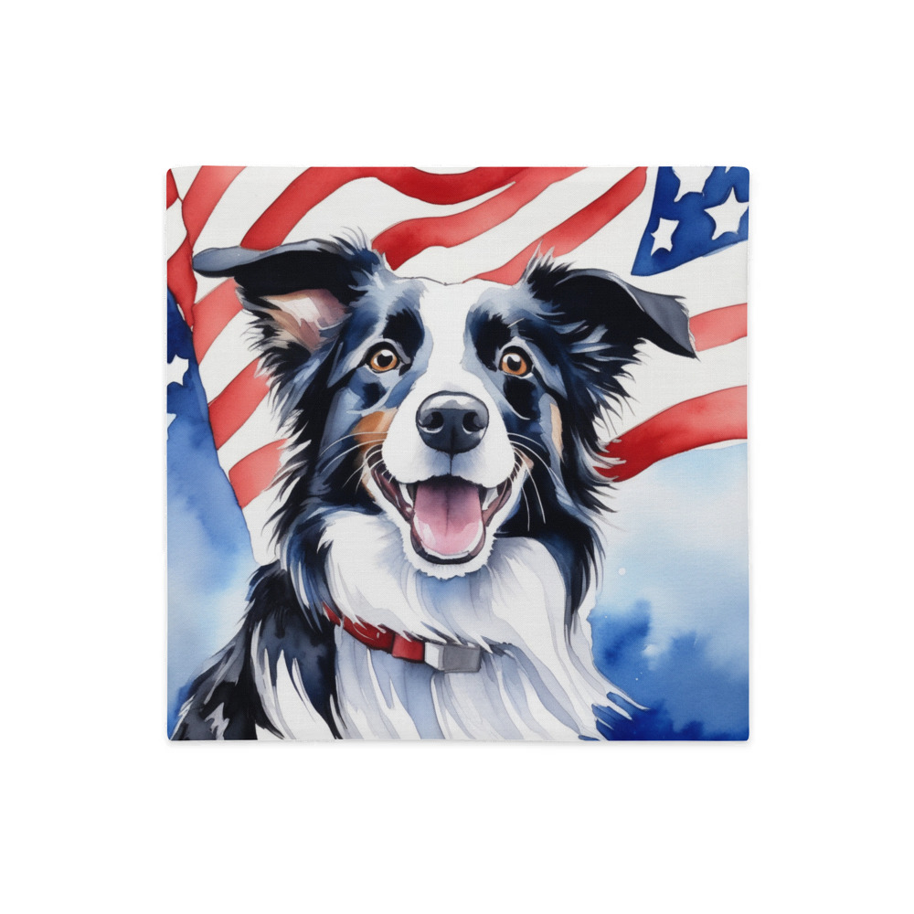 PugMug Custom Border Collie Premium Pillow Case