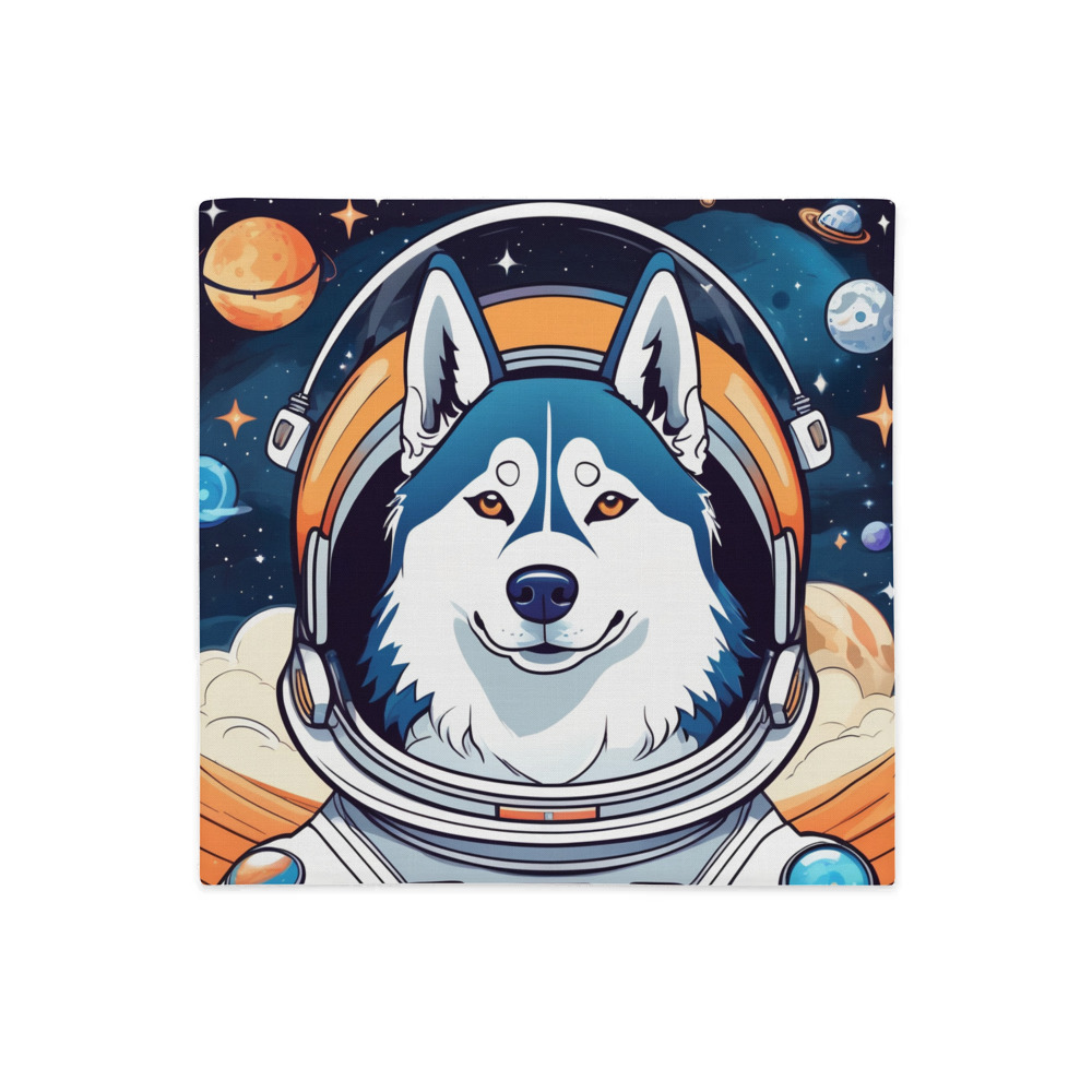 PugMug Custom Siberian Husky Premium Pillow Case