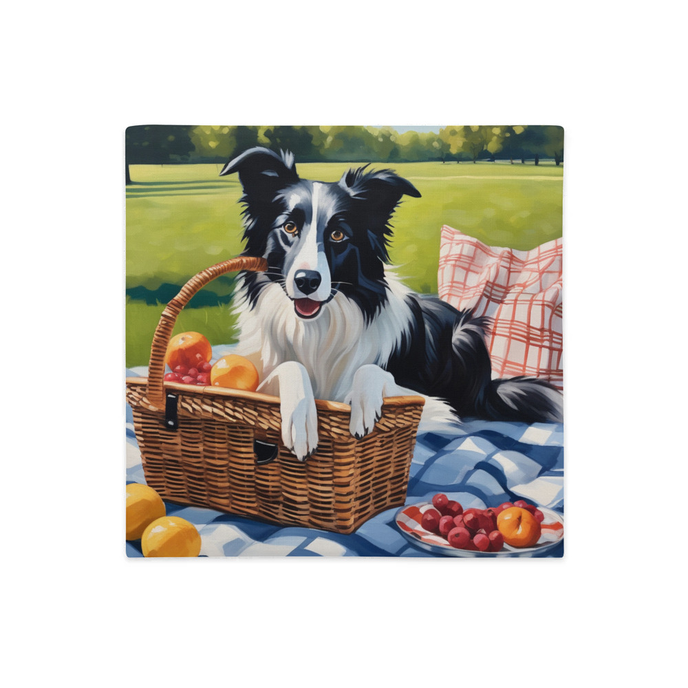 PugMug Custom Border Collie Premium Pillow Case