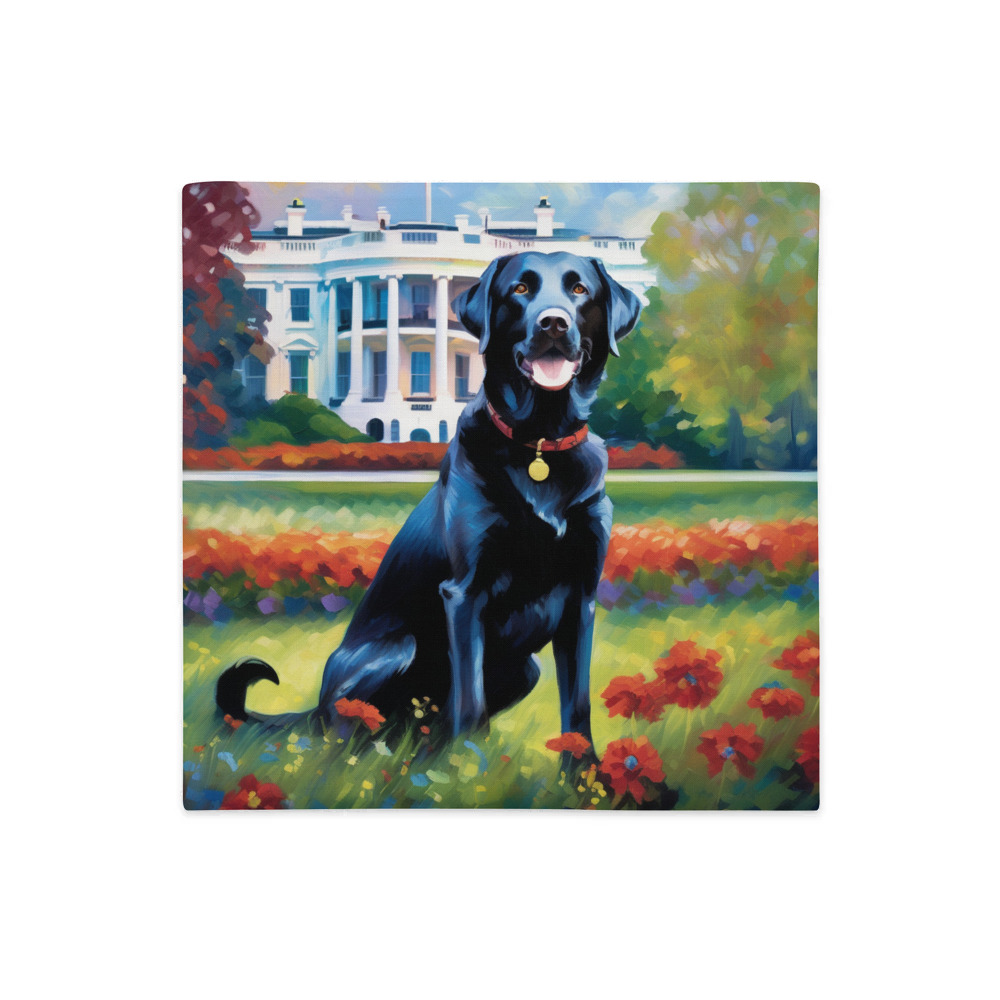 PugMug Custom Black Labrador Retriever Premium Pillow Case