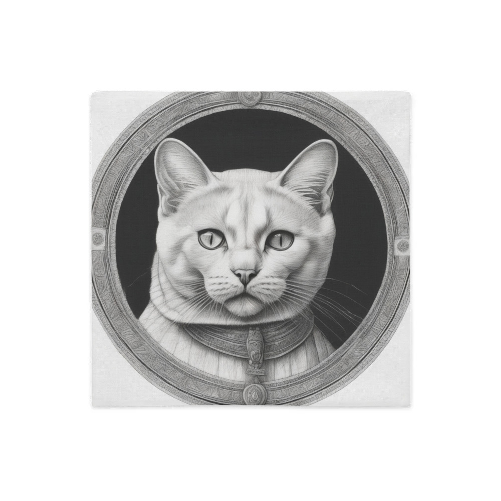 PugMug Custom White Exotic Cat Premium Pillow Case