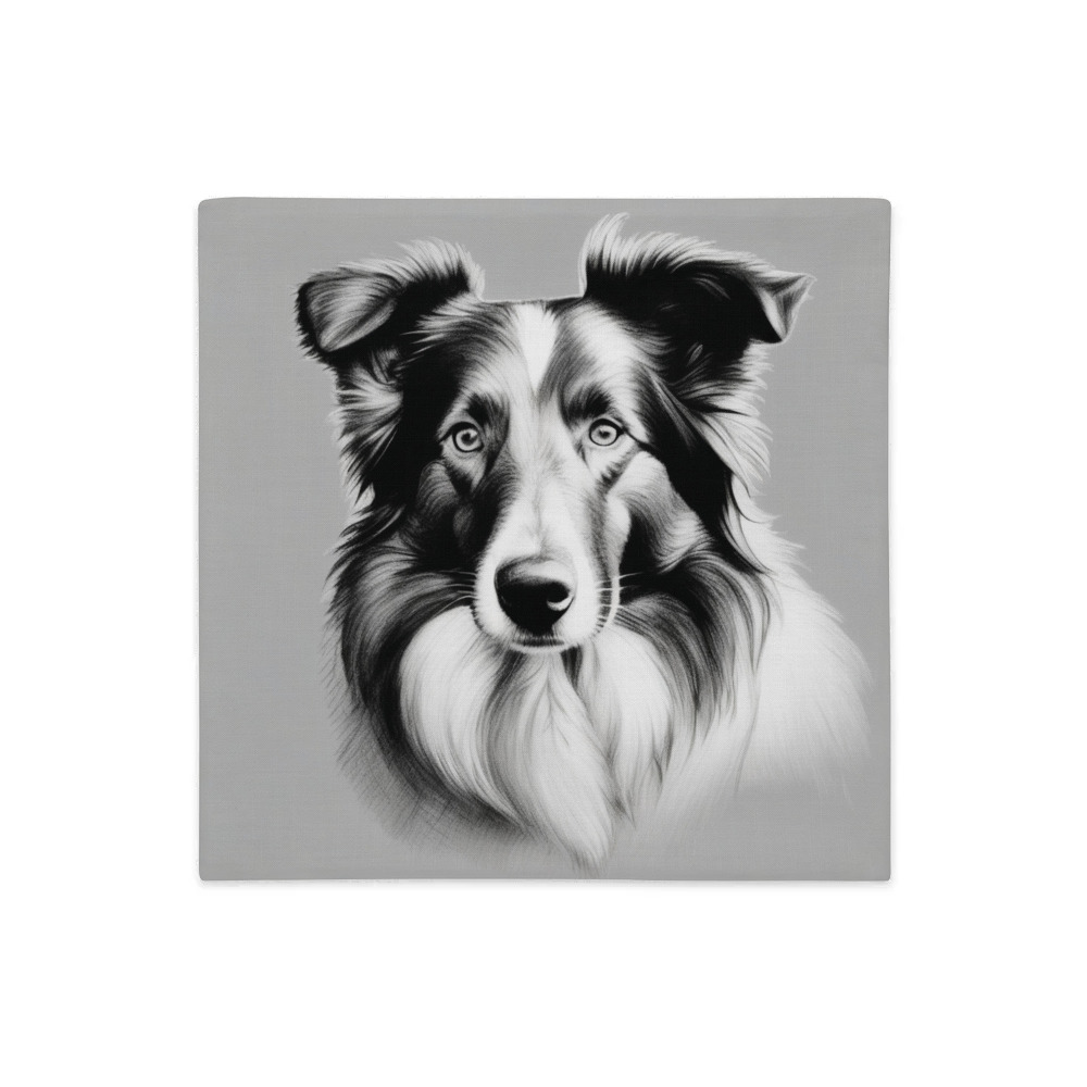 PugMug Custom Collie Premium Pillow Case