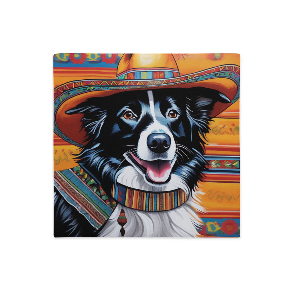 PugMug Custom Border Collie Premium Pillow Case