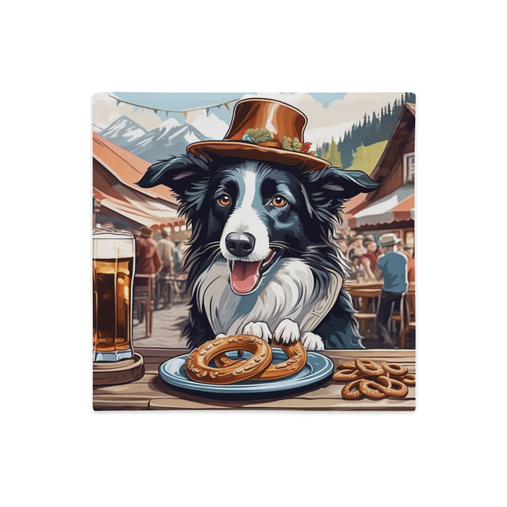 PugMug Custom Border Collie Premium Pillow Case