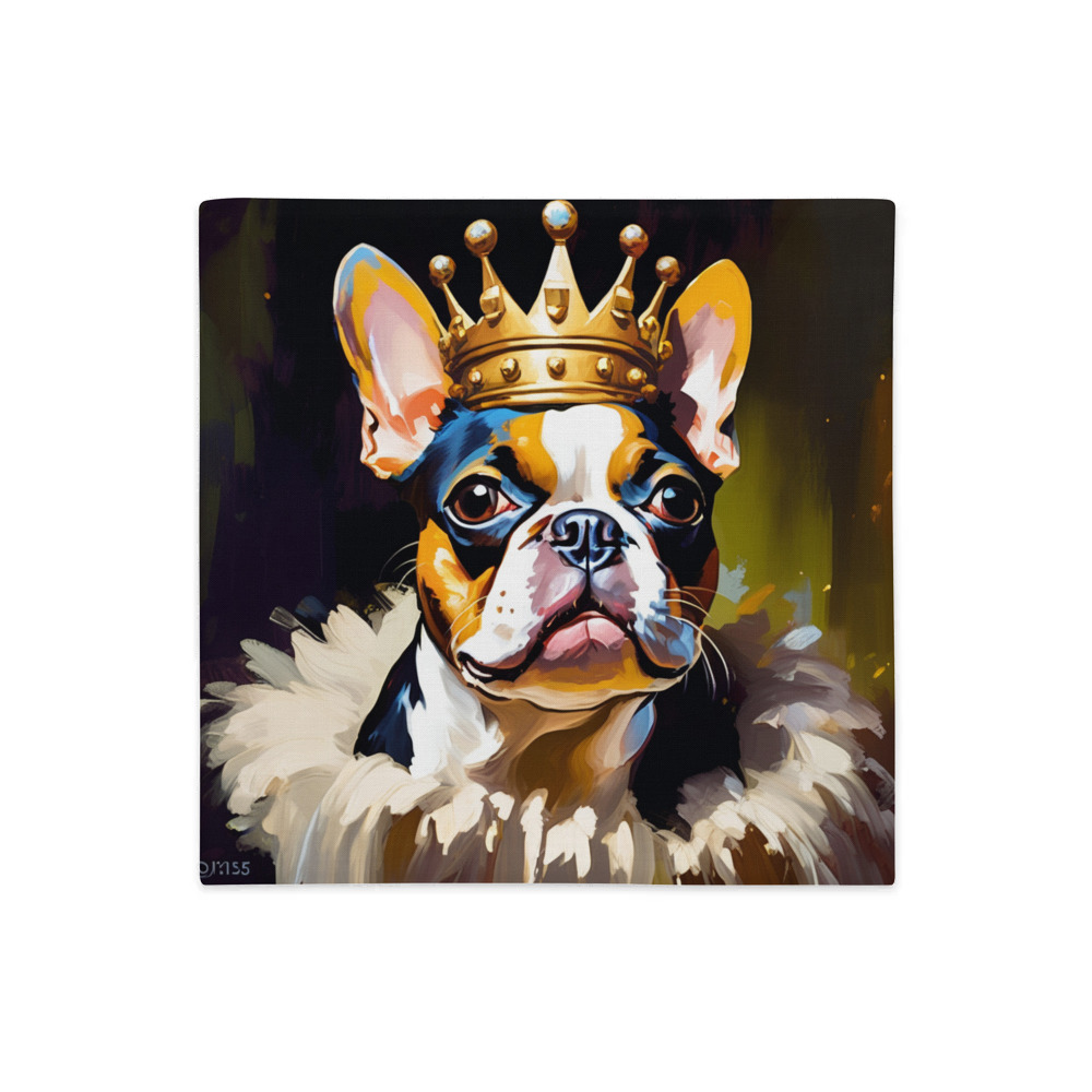 PugMug Custom Boston Terrier Premium Pillow Case