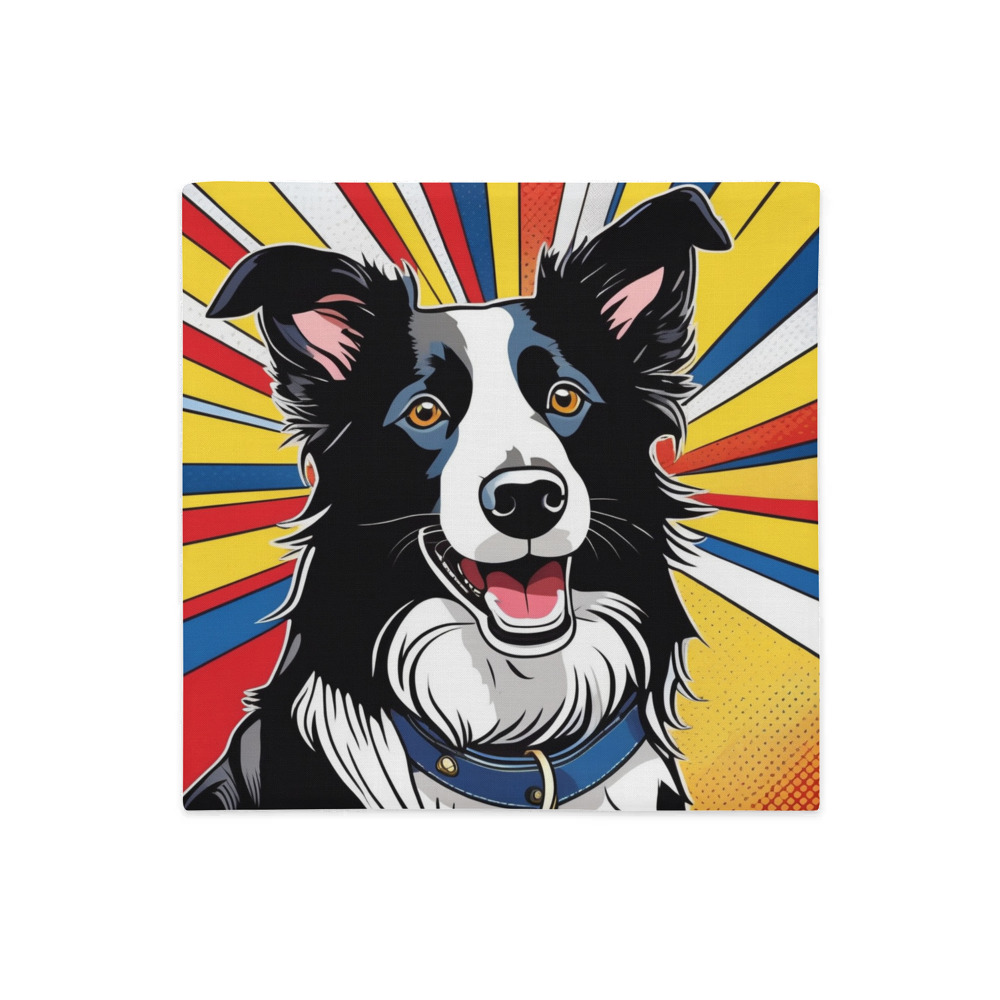 PugMug Custom Border Collie Premium Pillow Case