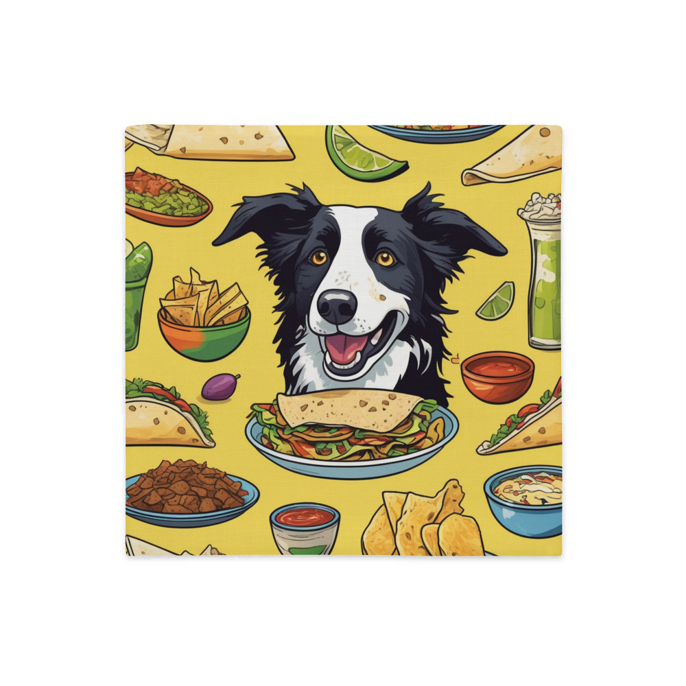 PugMug Custom Border Collie Premium Pillow Case