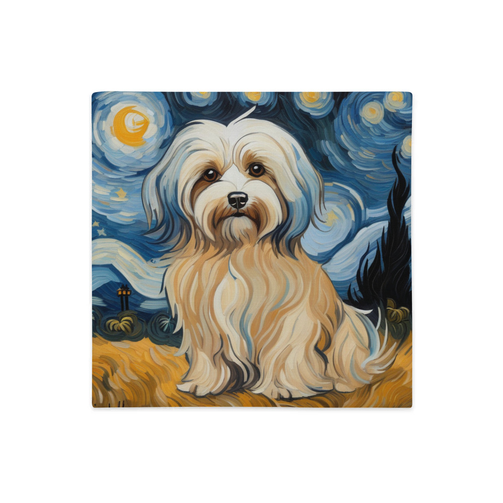 PugMug Custom Tan Havanese Dog Premium Pillow Case