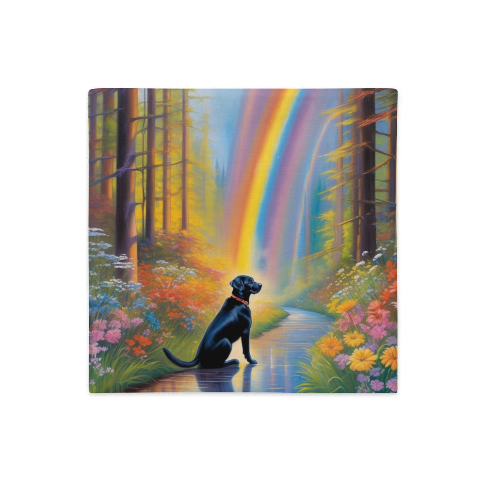 PugMug Custom Black Labrador Retriever Premium Pillow Case