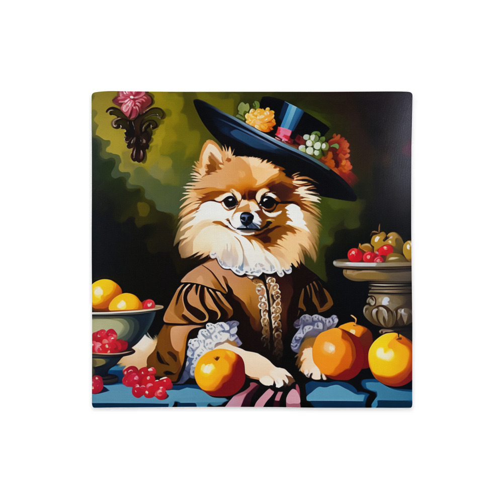 PugMug Custom Tan Pomeranian Premium Pillow Case