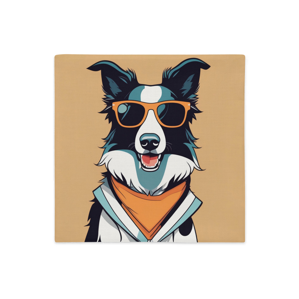 PugMug Custom Border Collie Premium Pillow Case