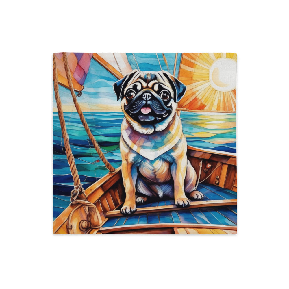 PugMug Custom Pug Premium Pillow Case