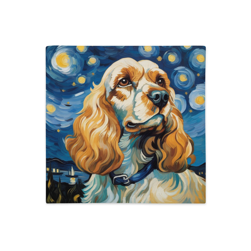 PugMug Custom Cocker Spaniel Premium Pillow Case