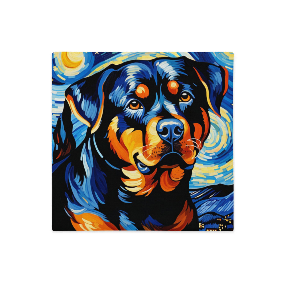 PugMug Custom Rottweiler Premium Pillow Case