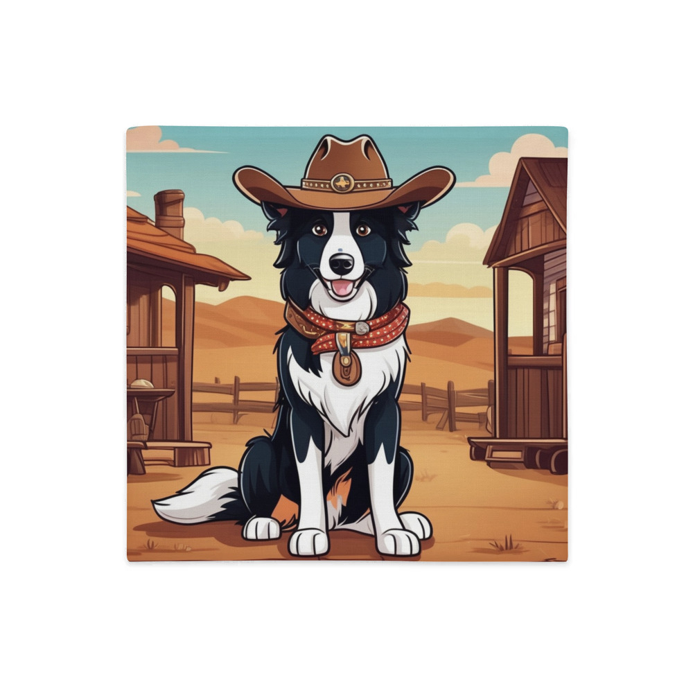 PugMug Custom Border Collie Premium Pillow Case