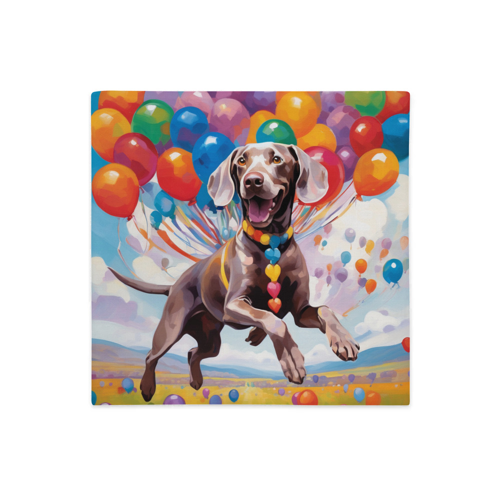 PugMug Custom Weimaraner Premium Pillow Case