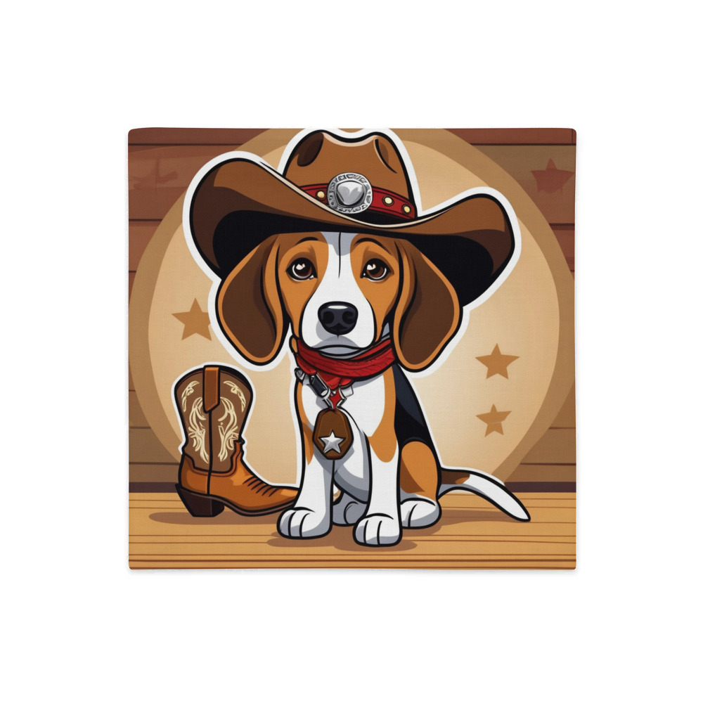 PugMug Custom Beagle Premium Pillow Case