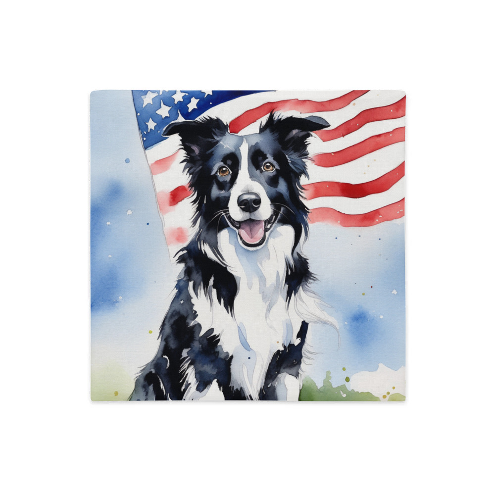 PugMug Custom Border Collie Premium Pillow Case