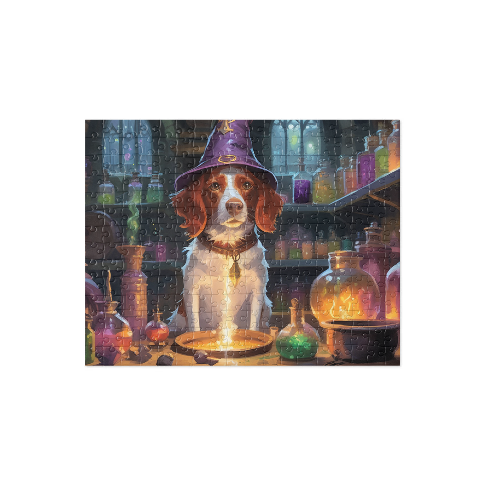 PugMug Custom Brittany Dog Jigsaw Puzzle