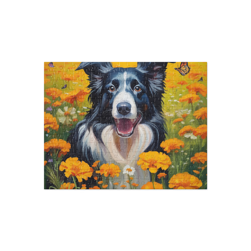 PugMug Custom Border Collie Jigsaw Puzzle