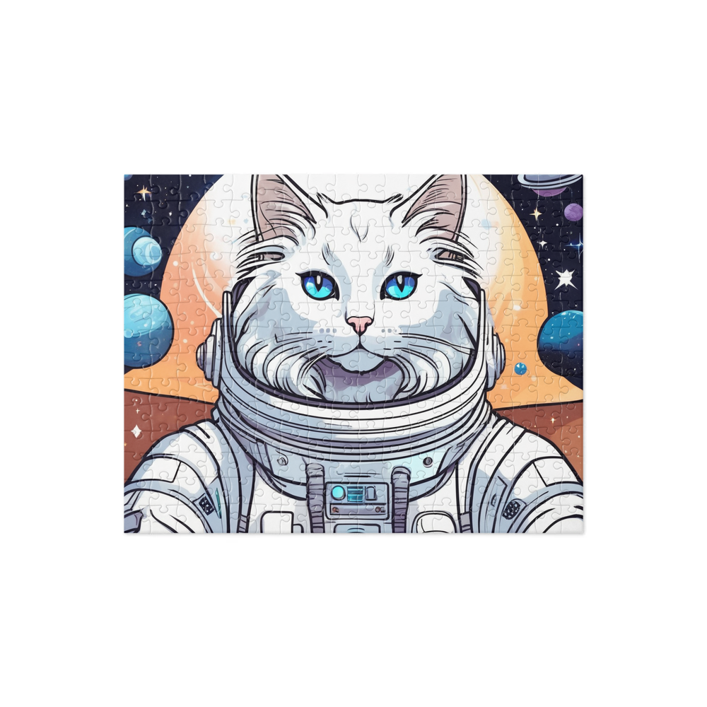 PugMug Custom White Ragdoll Cat Jigsaw Puzzle