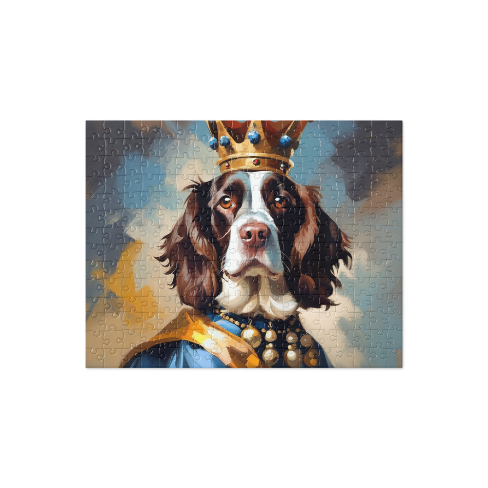PugMug Custom English Springer Spaniel Jigsaw Puzzle