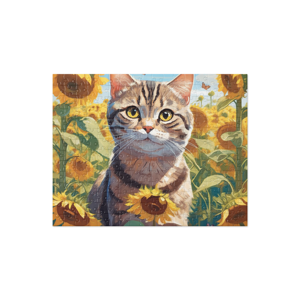 PugMug Custom Tabby Scottish Fold Cat Jigsaw Puzzle