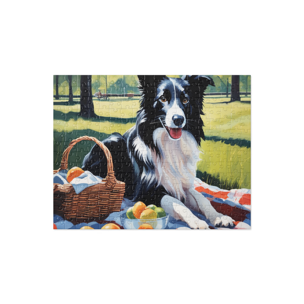 PugMug Custom Border Collie Jigsaw Puzzle