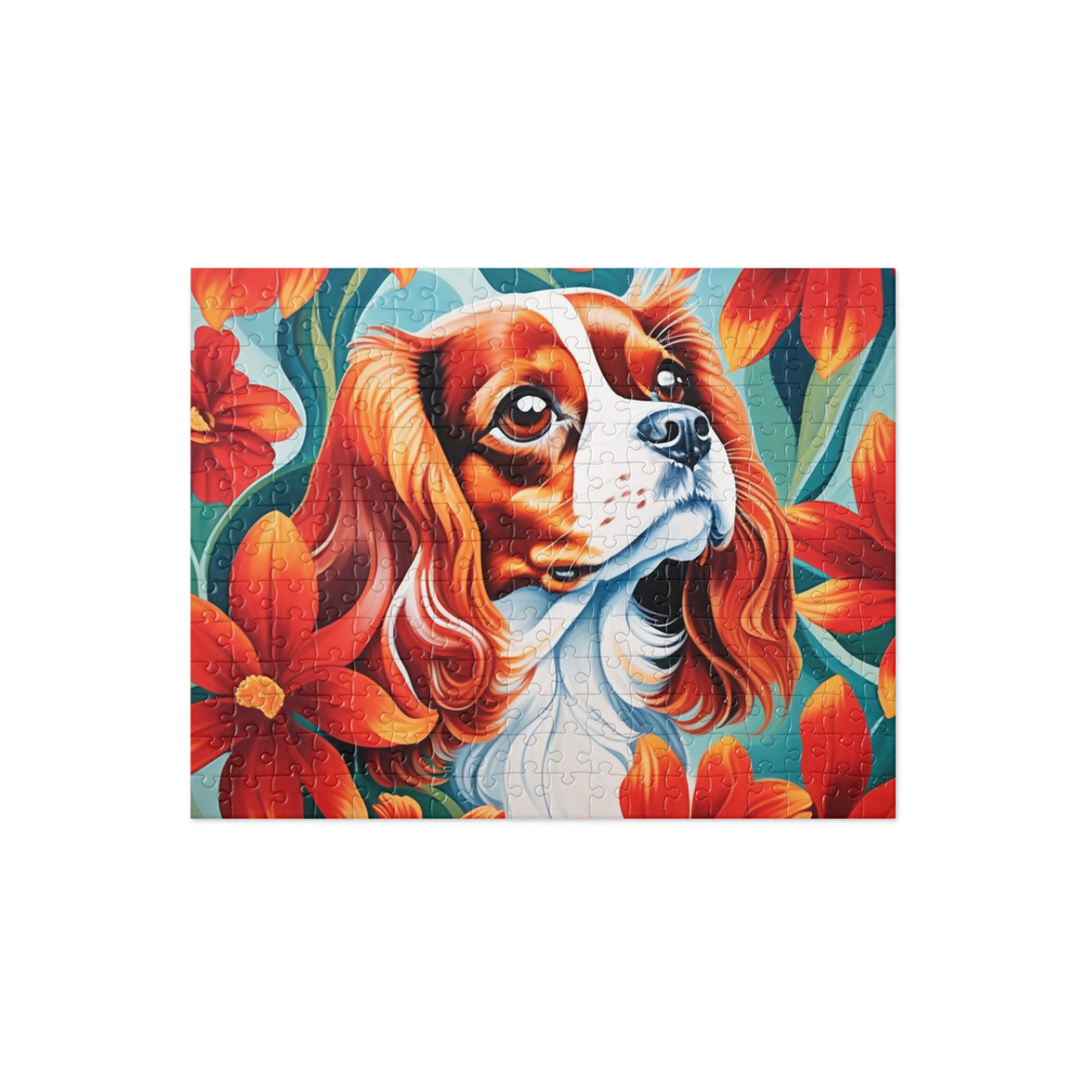 PugMug Custom Cavalier King Charles Spaniel Jigsaw Puzzle