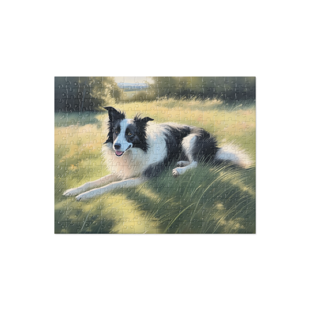 PugMug Custom Border Collie Jigsaw Puzzle