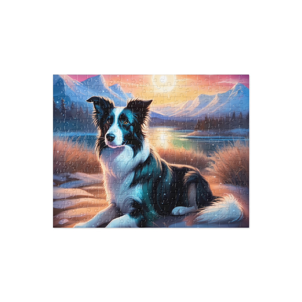 PugMug Custom Border Collie Jigsaw Puzzle